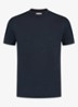 T-shirt met ronde hals - Navy-410