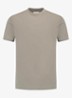 T-shirt met ronde hals - Dark Taupe-901