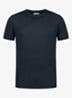 T-shirt van linnen - Donkerblauw