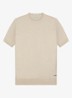 T-shirt van merino wol - Light Beige-271