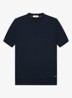 T-shirt van merino wol - Navy-410
