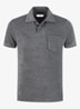 Terry regular fit polo van badstof - Dark Grey-21