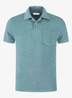 Terry regular fit polo van badstof - Petrol-460