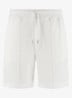 Terry straight fit korte broek van badstof - Petrol-460 / Blauw