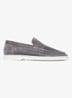 Yacht loafer van suède - Grey-60 / Grijs
