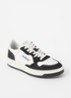 Medalist Low Canvas sneaker van leer - Zwart