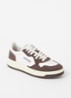Medalist Low Canvas sneaker van leer - Donkerbruin