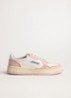 Medalist Low Canvas sneaker van leer - Roze