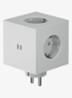 Square 2 Dual USB-C stekkerdoos 30W - Grijs