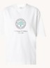 AA x Mulberry Box Fit T-shirt met logo - unisex - Wit