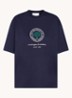 AA x Mulberry Box Fit T-shirt met logo - unisex - Donkerblauw