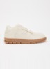 Area Lo sneaker van suéde met logo - Gebroken wit