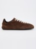 Daze Runner sneaker van suède - Donkerbruin