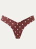 The Aphrodite tanga bikinislip - Hazelnootbruin