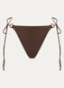 The Athena bikinislip met print - Donkerbruin
