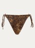 The Athena bikinislip met print - Camel