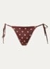 The Iris tanga bikinislip - Kastanjebruin