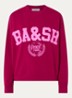 Benjamin sweater met logoprint - Fuchsia