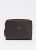 Bifold portemonnee van leer - Donkerbruin