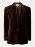 Boop blazer van fluweel met klepzakken  - Hazelnootbruin