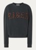 Brad sweater met logo - Olijfgroen