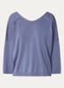 Braha fijngebreide cropped top in zijdeblend - Blauwgrijs