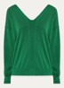 Brenda fijngebreid vest in zijdeblend - Groen