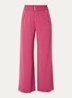 Carlos high waist wide fit broek met steekzakken - Donkerroze
