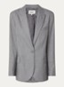 Cayne blazer in wolblend met klepzakken - Grijsmele