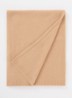 Comie sjaal van kasjmier met logoborduring 190 x 35 cm - Camel