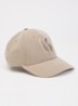 Harlow pet met logoborduring - Taupe