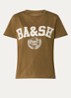 Ioni T-shirt met logoprint - Bruin