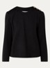Marvy top in wolblend - Zwart