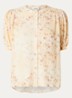 Novella blouse met bloemenprint - Vanillegeel