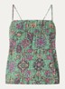 Pamela top met print - Groen