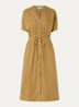 Parisa maxi jurk met steekzakken - Camel