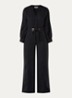 Pere loose fit jumpsuit met ceintuur - Antraciet