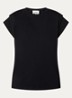 Pio T-shirt met ronde hals - Zwart