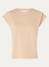 T-shirt met ronde hals - Beige