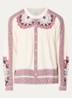 Valda blouse met print - Creme
