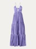 Wasta maxi jurk met rugdecolleté - Lavendel