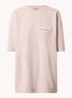 Political Campaign T-shirt met logo- en backprint - Roze