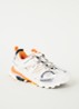 Track sneaker met mesh detalis - Orange