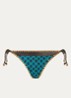 Blika bikinislip met lurex - Zeegroen