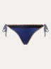 Blika Nazca tanga bikinislip met lurex - Donkerblauw