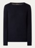 Fijngebreide pullover - Donkerblauw