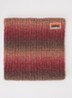 Annag grofgebreide colsjaal in wolblend met logo - Orange