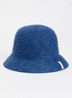 Besary bucket hoed met logo - Donkerblauw