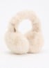 Big Fur oorwarmers van imitatiebont - Beige