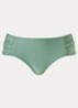 Isla bikinislip met metallic finish - Zeegroen